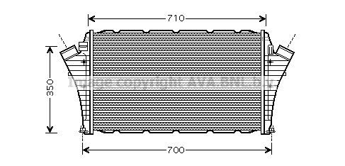 AVA QUALITY COOLING Kompressoriõhu radiaator SB4066